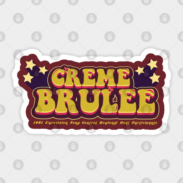 Creme Brulee Sticker by Meta Cortex